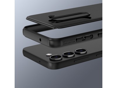 Exclusive SHIELD (erven) - Luxusn ochrann kryt (obal) pre Samsung Galaxy S23