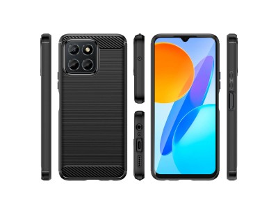 Fiber Armor Defender (�ierny) - Ochrann� kryt (obal) na Honor X8 5G