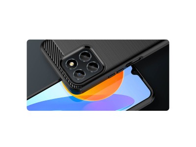 Fiber Armor Defender (�ierny) - Ochrann� kryt (obal) na Honor X8 5G