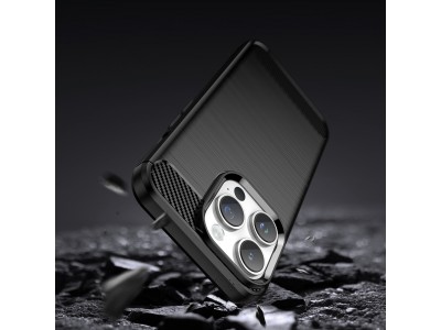 Fiber Armor Defender (�ierny) - Ochrann� kryt (obal) na iPhone 14 Pro Max