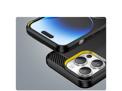 Fiber Armor Defender (�ierny) - Ochrann� kryt (obal) na iPhone 14 Pro Max
