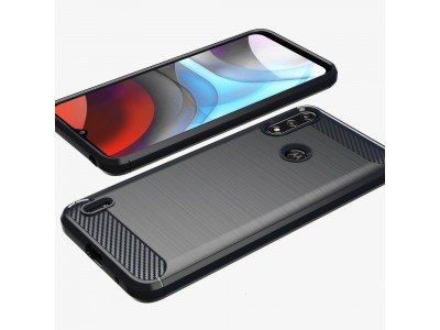 Fiber Armor Defender (�ierny) - Ochrann� kryt (obal) na Motorola Moto E7 Power