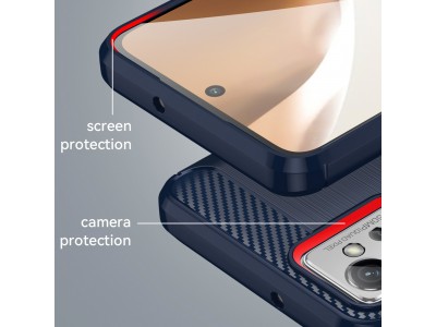 Fiber Armor Defender (ierny) - Ochrann kryt (obal) na Motorola Moto G52