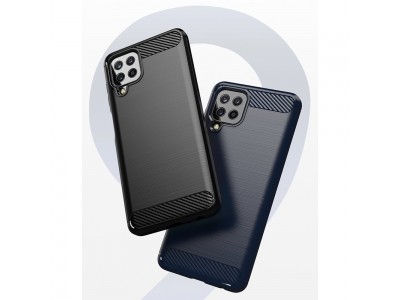 Fiber Armor Defender (�ierny) - Ochrann� kryt (obal) s ochranou kamery na Samsung Galaxy A22 4G