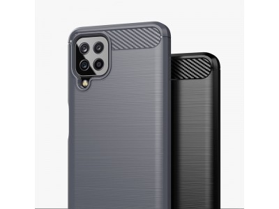 Fiber Armor Defender (�ierny) - Ochrann� kryt (obal) s ochranou kamery na Samsung Galaxy A22 4G