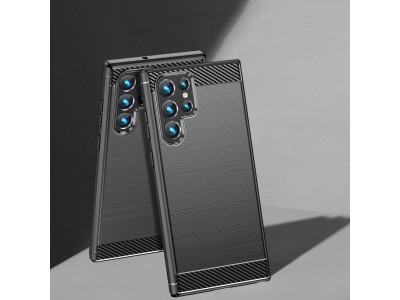 Fiber Armor Defender (�ierny) - Ochrann� kryt (obal) na Samsung Galaxy S23 Ultra
