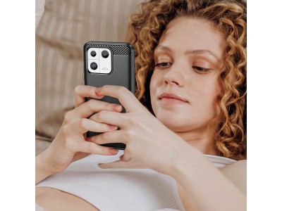 Fiber Armor Defender (�ierny) - Ochrann� kryt (obal) na Xiaomi 13