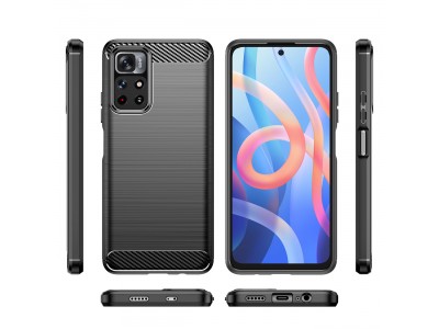 Fiber Armor Defender (�ierny) - Ochrann� kryt (obal) na Xiaomi Redmi Note 11