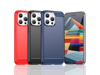 Fiber Armor Defender (modr�) - Ochrann� kryt (obal) na iPhone 15 Pro Max