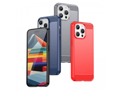 Fiber Armor Defender (modr�) - Ochrann� kryt (obal) na iPhone 15 Pro Max