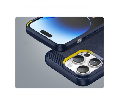 Fiber Armor Defender (modr�) - Ochrann� kryt (obal) na iPhone 14 Pro Max
