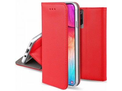Fiber Folio Stand Red (erven) - Flip puzdro na Oppo A17