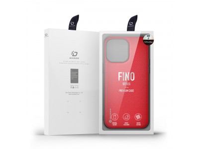 Fino Nylon Shield (erven) - Ochrann kryt (obal) pre iPhone 14 Pro Max