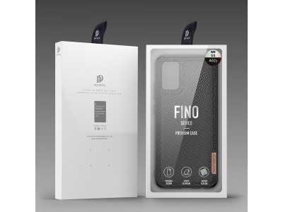 Fino Nylon Shield (ern) - Ochrann kryt (obal) pro Samsung Galaxy A02s EU