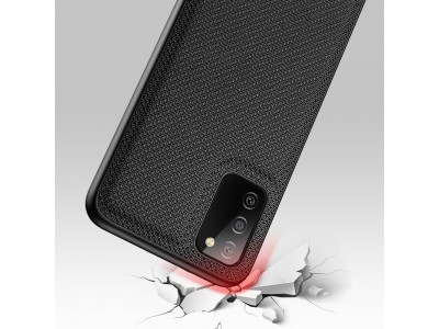 Fino Nylon Shield (ierny) - Ochrann kryt (obal) pre Samsung Galaxy A02s EU