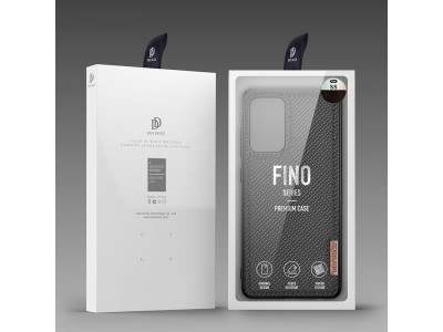 Fino Nylon Shield (ierny) - Ochrann kryt (obal) pre Samsung Galaxy A72 4G / A72 5G