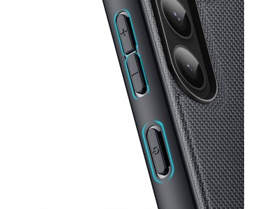 Fino Nylon Shield (ierny) - Ochrann kryt (obal) pre Samsung Galaxy S23+