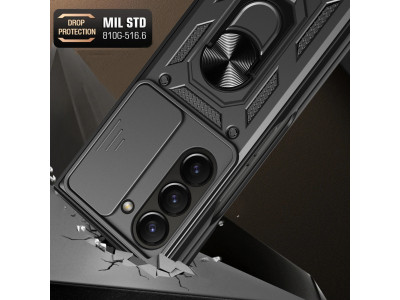 Fusion Ring Camshield II � Ochrann� kryt s ochranou kamery pre Hybrid Armor Camshield Case for Z Fold 5 5G - Black (�ierna)
