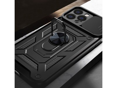 Fusion Ring Camshield II � Ochrann� kryt s ochranou kamery pre iPhone 13 Pro (modr�)