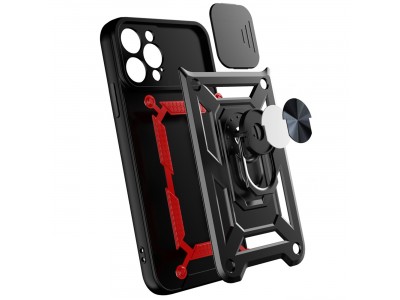 Fusion Ring Camshield II � Ochrann� kryt s ochranou kamery pre iPhone 14 Pro (modr�)