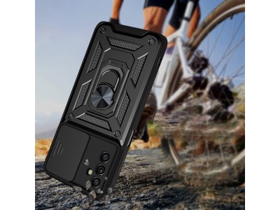 Fusion Ring Camshield II � Ochrann� kryt s ochranou kamery pre Samsung Galaxy A13 5G (modr�)