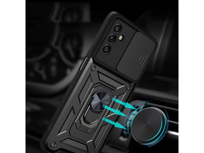 Fusion Ring Camshield II  Ochrann kryt s ochranou kamery pre Samsung Galaxy A13 5G (modr)