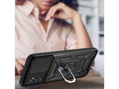 Fusion Ring Camshield II � Ochrann� kryt s ochranou kamery pre Samsung Galaxy A13 5G (modr�)