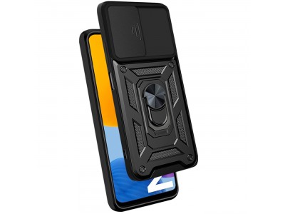 Fusion Ring Camshield II � Ochrann� kryt s ochranou kamery pre Samsung Galaxy A13 5G (modr�)