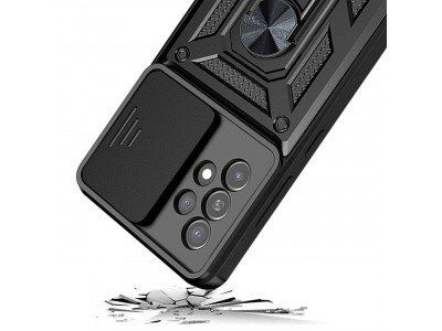 Fusion Ring Camshield II � Ochrann� kryt s ochranou kamery pre Samsung Galaxy A33 5G (modr�)