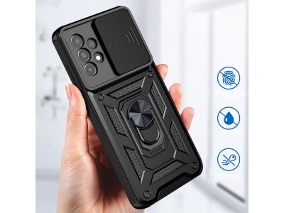 Fusion Ring Camshield II � Ochrann� kryt s ochranou kamery pre Samsung Galaxy A33 5G (modr�)