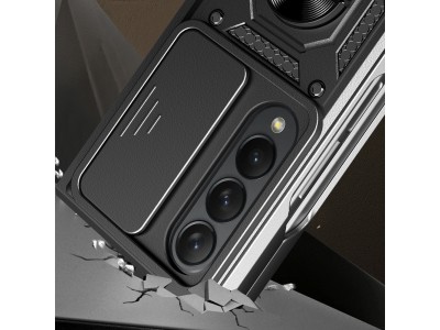 Fusion Ring Camshield II  Ochrann kryt s ochranou kamery pre Samsung Galaxy Z Fold 4 (modr)
