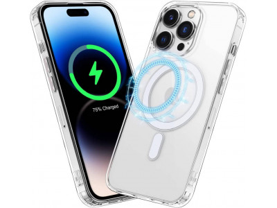 MagSafe Ultra Clear (ra)  Ochrann kryt (obal) s podporou MagSafe pro Apple iPhone 15 Plus