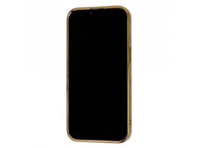 Glitter MagSafe Ultra Clear (zlat)  Ochrann kryt (obal) s podporou MagSafe pre Apple iPhone 15 Pro Max