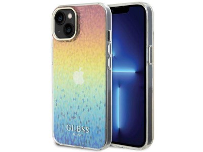 Guess Fashion Cover – Luxusný ochranný kryt pre APPLE IPHONE 15 IML Faceted Mirror Disco (GUHCP15SHDECMI) multicolored (Colorful)