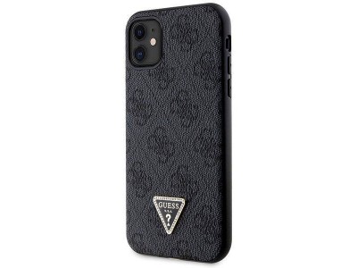 Guess Fashion Cover � Luxusn� ochrann� kryt pre IPHONE 11 / XR Crossbody (GUHCN61P4TDSCPK) black (�ierna)