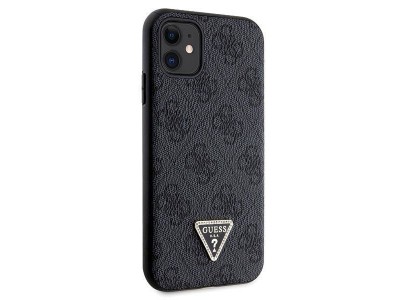 Guess Fashion Cover � Luxusn� ochrann� kryt pre IPHONE 11 / XR Crossbody (GUHCN61P4TDSCPK) black (�ierna)