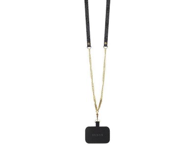 Guess Fashion Cover � Luxusn� ochrann� kryt pre IPHONE 11 / XR Crossbody (GUHCN61P4TDSCPK) black (�ierna)