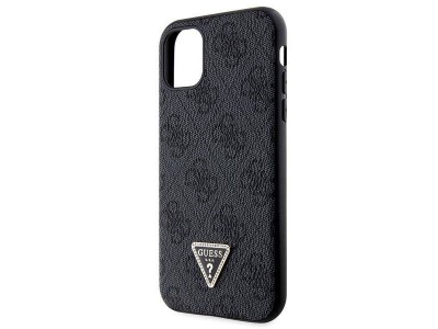 Guess Fashion Cover � Luxusn� ochrann� kryt pre IPHONE 11 / XR Crossbody (GUHCN61P4TDSCPK) black (�ierna)