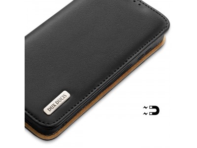 Hivo Leather Case (�ierna) � Luxusn� ochrann� puzdro z pravej ko�e pre Samsung Galaxy S23+