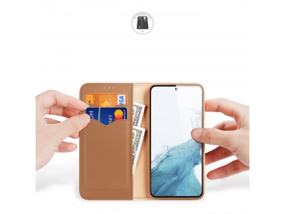 Hivo Leather Case (hned�) � Luxusn� ochrann� puzdro z pravej ko�e pre Samsung Galaxy S23+