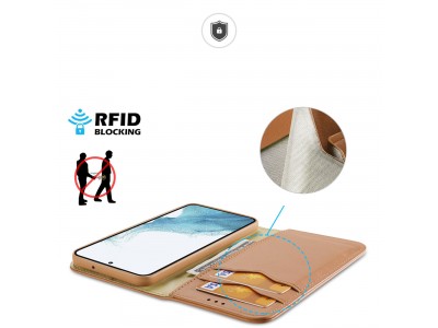 Hivo Leather Case (hned�) � Luxusn� ochrann� puzdro z pravej ko�e pre Samsung Galaxy S23+