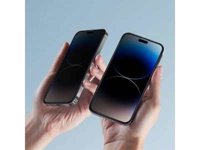 HOFI 2.5D Privacy Glass - Tvrden� "Anti Spy" ochrann� sklo na cel� displej pre Apple iPhone 12 Pro