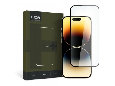 HOFI Premium Pro+ 2.5D Glass – Ochranné sklo pre Apple iPhone 15 (čierne)
