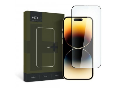 HOFI Premium Pro+ 2.5D Glass – Ochranné sklo pre Apple iPhone 15 Pro (čierne)