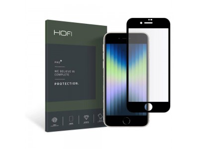 HOFI Premium Pro+ 2.5D Glass  Ochrann sklo pre Apple iPhone SE 2022 / SE 2020 / 7 / 8 (ierne)