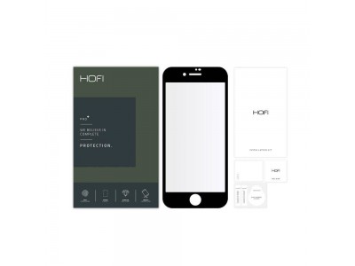 HOFI Premium Pro+ 2.5D Glass  Ochrann sklo pre Apple iPhone SE 2022 / SE 2020 / 7 / 8 (ierne)