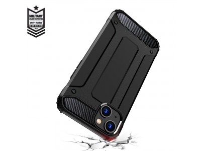 Hybrid Armor Defender (�ierna) - Odoln� ochrann� kryt (obal) na iPhone 15