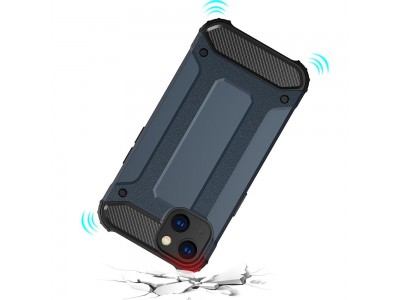 Hybrid Armor Defender (ierny) - Odoln ochrann kryt (obal) na iPhone 14 Plus