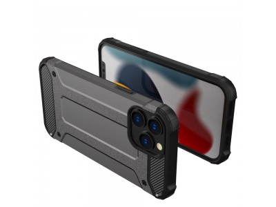 Hybrid Armor Defender (�ierny) - Odoln� ochrann� kryt (obal) na iPhone 14 Pro
