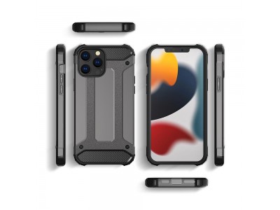 Hybrid Armor Defender (�ierny) - Odoln� ochrann� kryt (obal) na iPhone 14 Pro